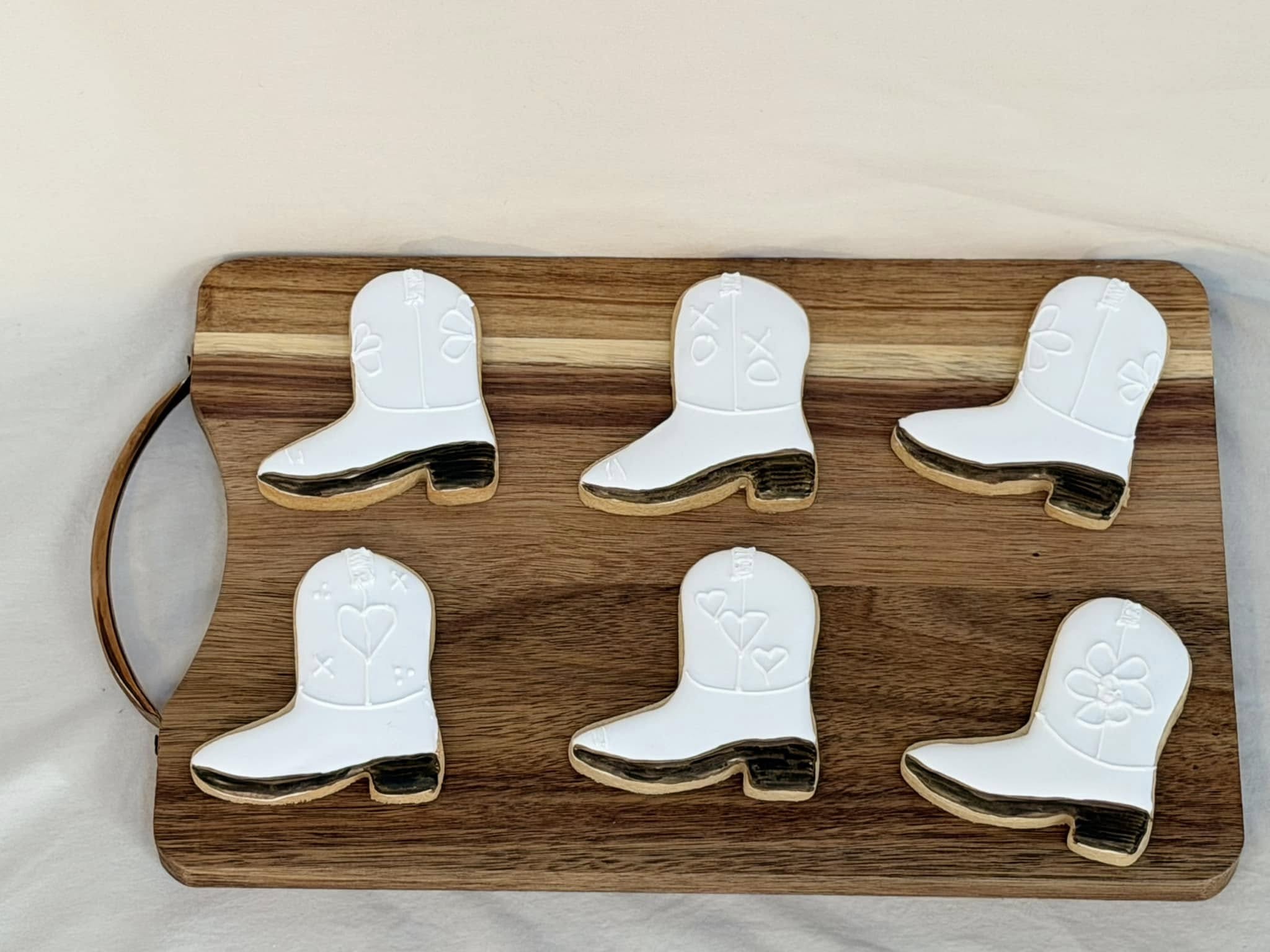 Cowboy boot cookies
